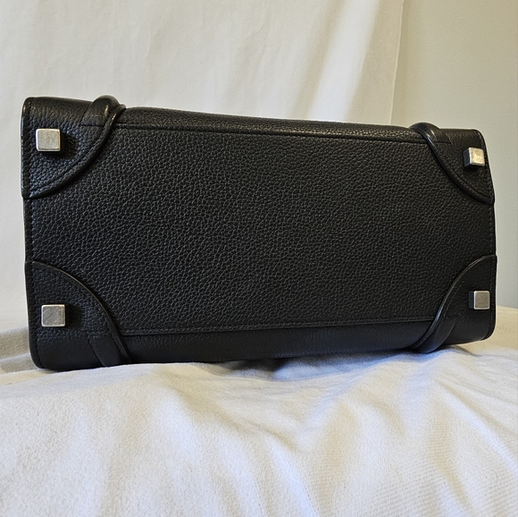 CELINE Micro luggage bag drummed calfskin - Picture 6 of 11